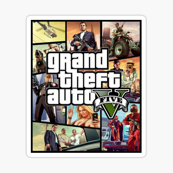 Los Santos Customs Grand Theft Auto GTA V Sticker Size 14 CM Oracal Germany