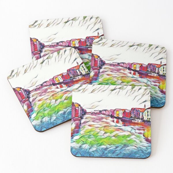 Item preview, Houses on Trondheim Canal designed and sold by George Hutton Hunter.