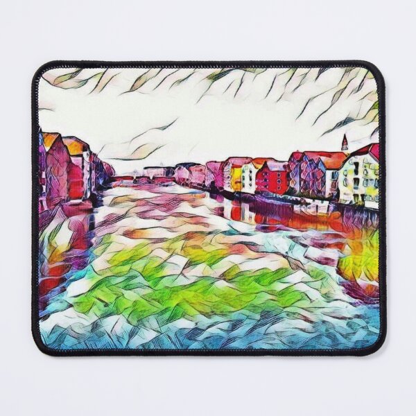 Item preview, Houses on Trondheim Canal designed and sold by George Hutton Hunter.