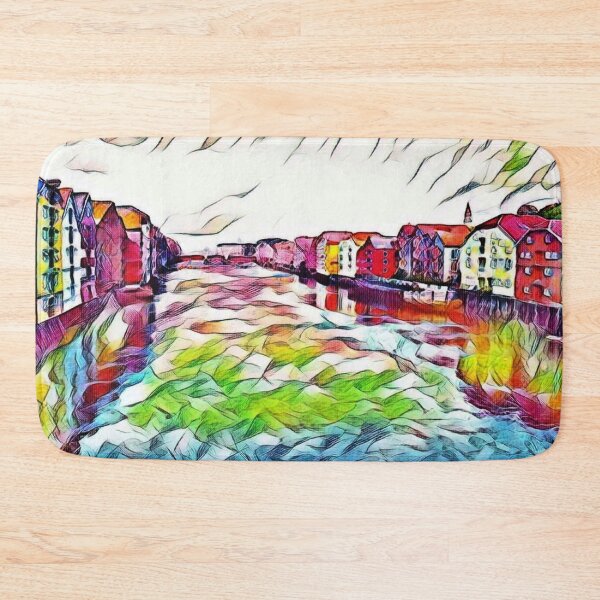 Item preview, Houses on Trondheim Canal designed and sold by George Hutton Hunter.