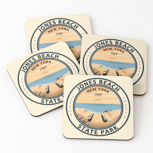 Item preview, Jones Beach State Park New York Travel Art Badge designed and sold by KrisSidDesigns.
