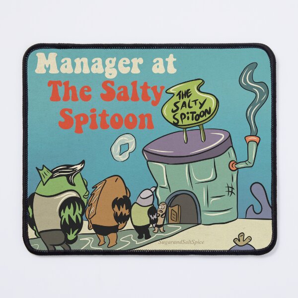 Item preview, Salty Spitoon manager designed and sold by SugarSaltSpice.
