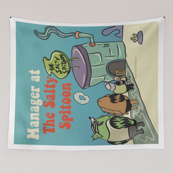 Item preview, Salty Spitoon manager  designed and sold by SugarSaltSpice.