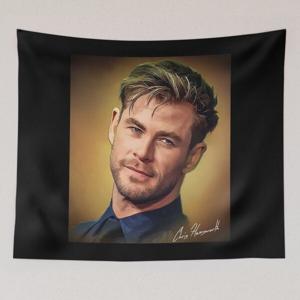 Item preview, Art - chris hemsworth designed and sold by FreshFlowerShop.