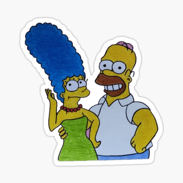 Couple art Sticker