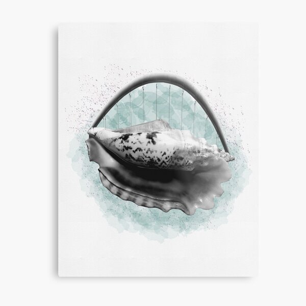 Blue Crossing Metal Print