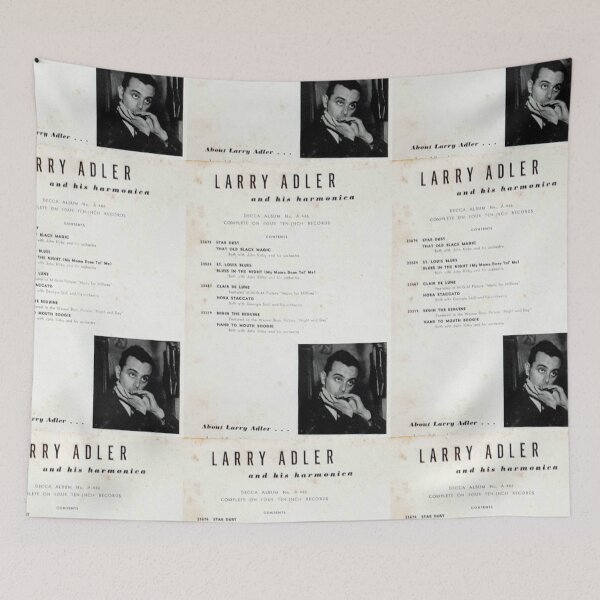 Aperçu de l'œuvre Larry Adler, Harmonica, 78 tours, couverture de l'album, intérieur, années 1940 créée et vendue par Vintaged.
