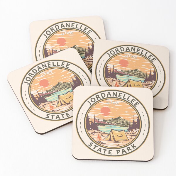 Item preview, Jordanelle Utah Vintage Emblem designed and sold by KrisSidDesigns.