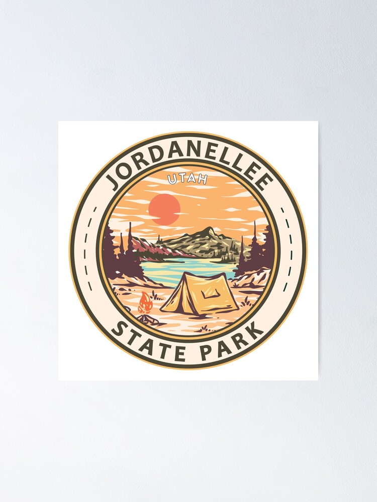 Jordanelle Utah Vintage Emblem | Poster