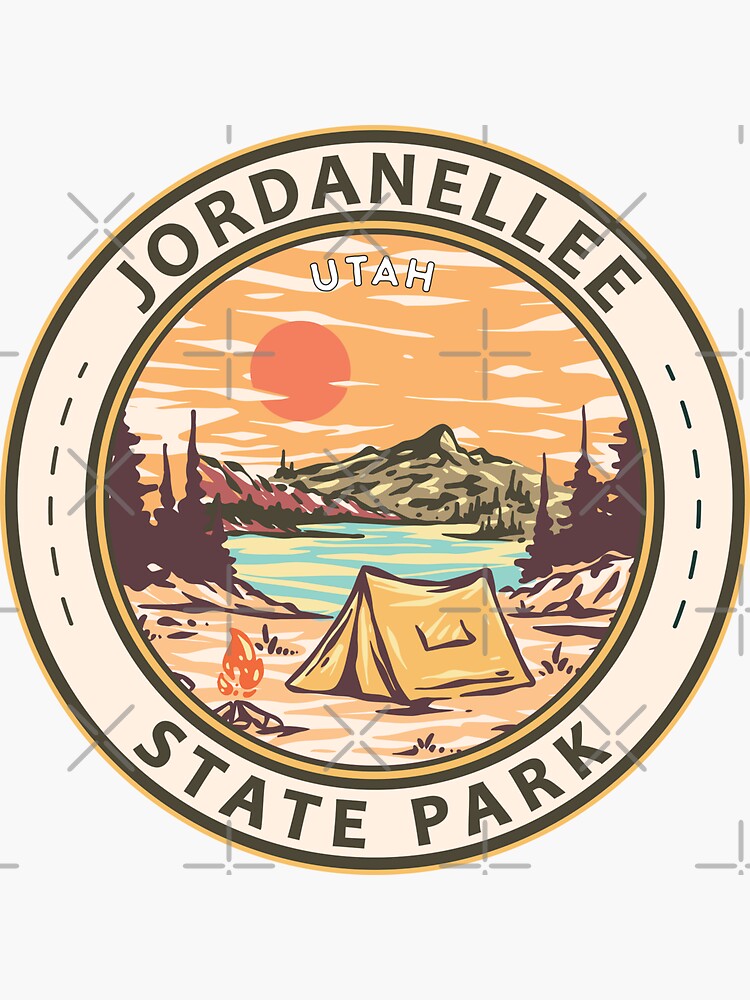 Jordanelle Utah Vintage Emblem | Sticker