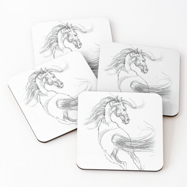 Item preview, Horse running away designed and sold by Natalia Mikhaylina.