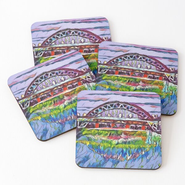 Item preview, Tyne Bridges reflected designed and sold by George Hutton Hunter.