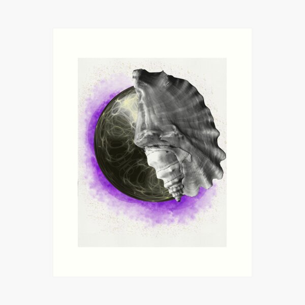 Purple Space Art Print