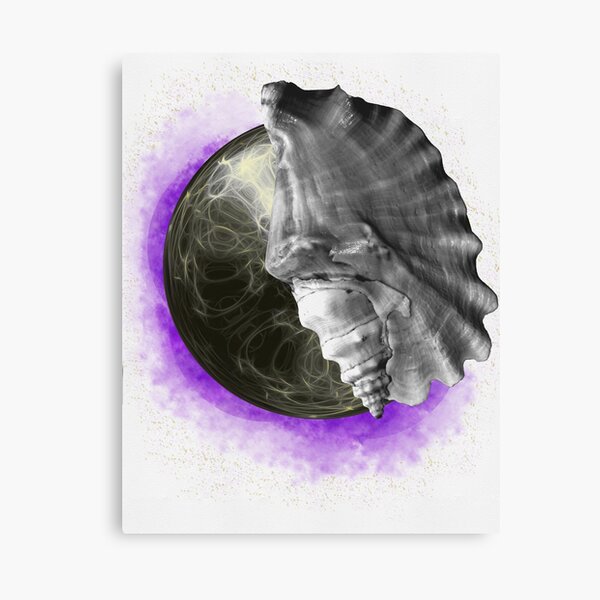Purple Space Canvas Print