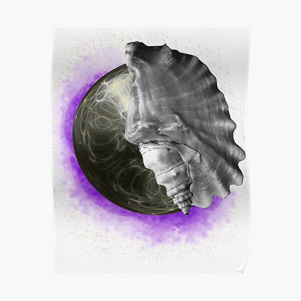 Purple Space Poster