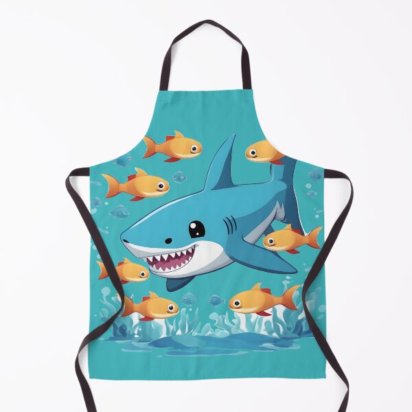 Item preview, Cute shark with fishes designed and sold by Majkel & Majkel.