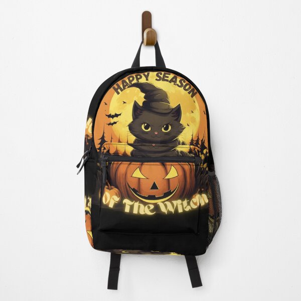 Item preview, Cute black witch cat on a pumpkin, Happy Halloween designed and sold by Sunmoonlove.