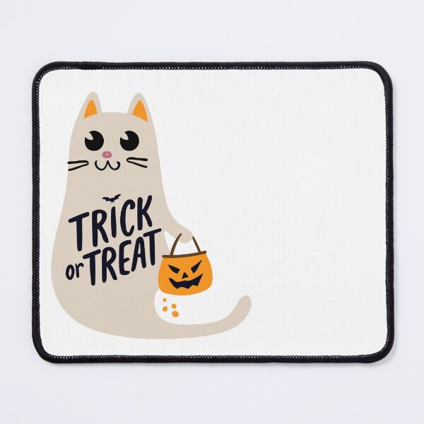 Item preview, Trick or Treat, Happy Halloween, Cute ghost cat designed and sold by Krmdesign.