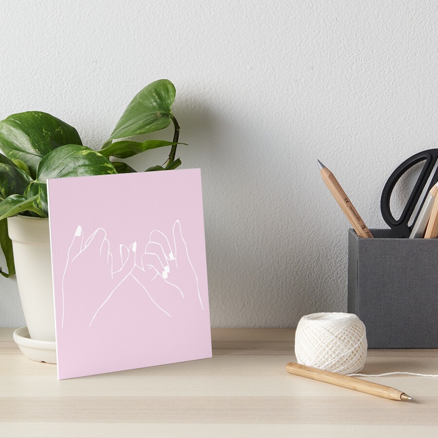 PINK-y Promise Art Board Print