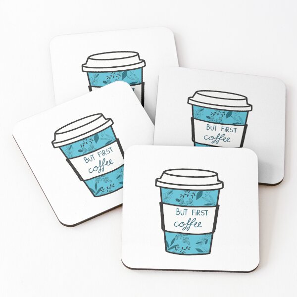 Item preview, Floral Coffee, But first coffee designed and sold by Anna-Kik.