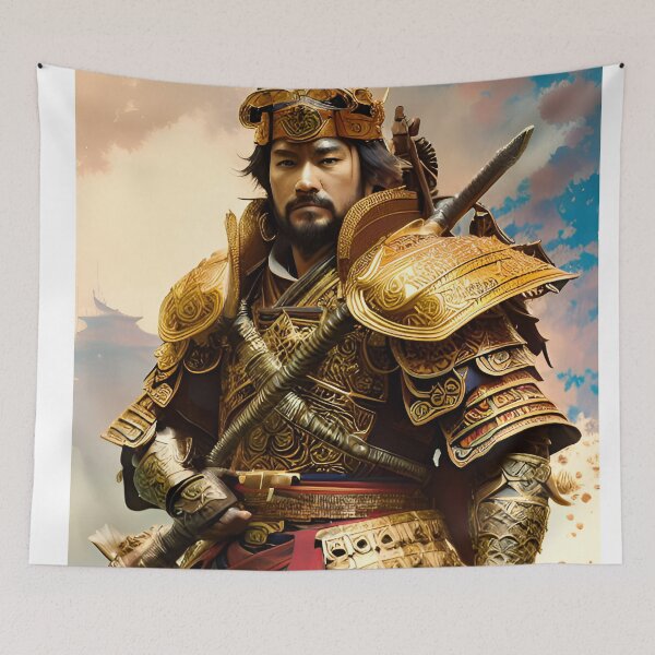 Item preview, Golden Samurai Warrior - Fantasy Inspired designed and sold by Delerat7.