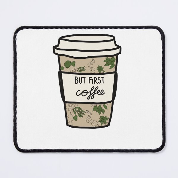 Item preview, Floral Coffee, But first coffee designed and sold by Anna-Kik.