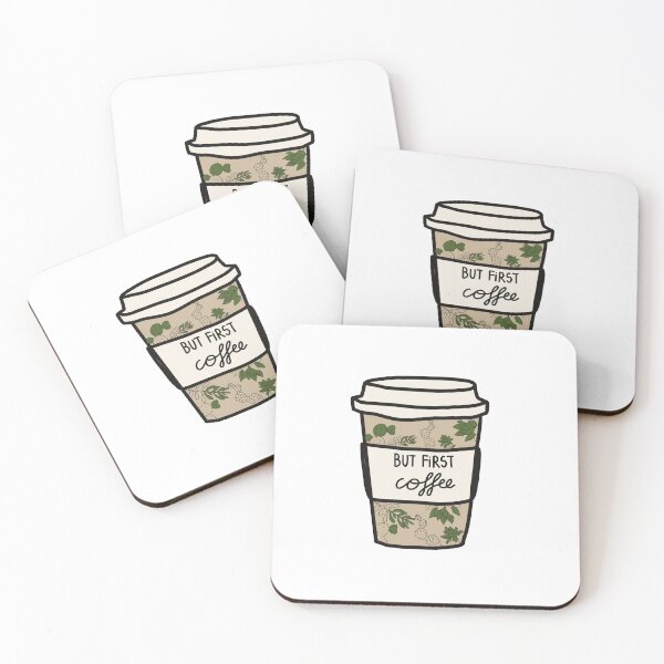 Item preview, Floral Coffee, But first coffee designed and sold by Anna-Kik.