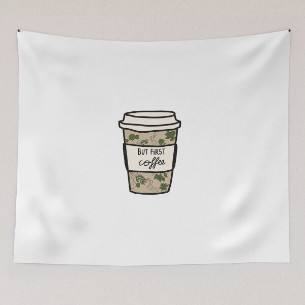 Item preview, Floral Coffee, But first coffee designed and sold by Anna-Kik.