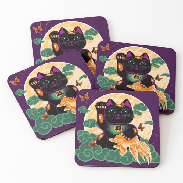 Item preview, Copia de Lucky Cat con Pez designed and sold by mylesantstudios.