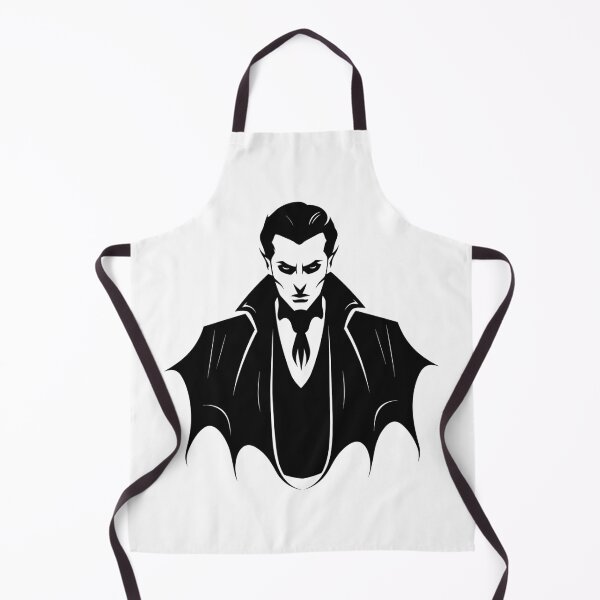 Item preview, Black white bat vampire portrait designed and sold by Tomioka-Art.