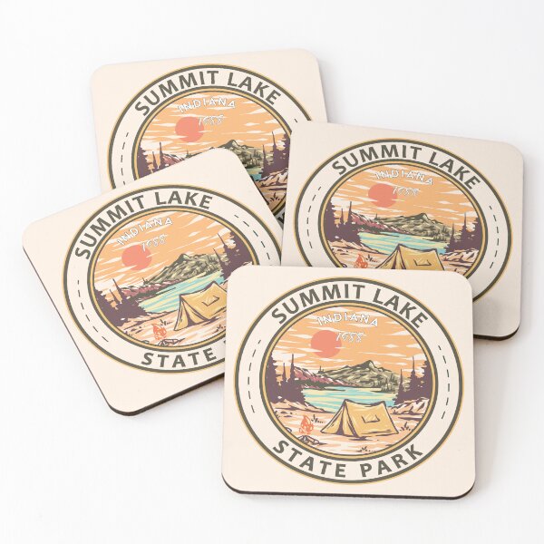 Item preview, Summit Lake Indiana Vintage Emblem designed and sold by KrisSidDesigns.