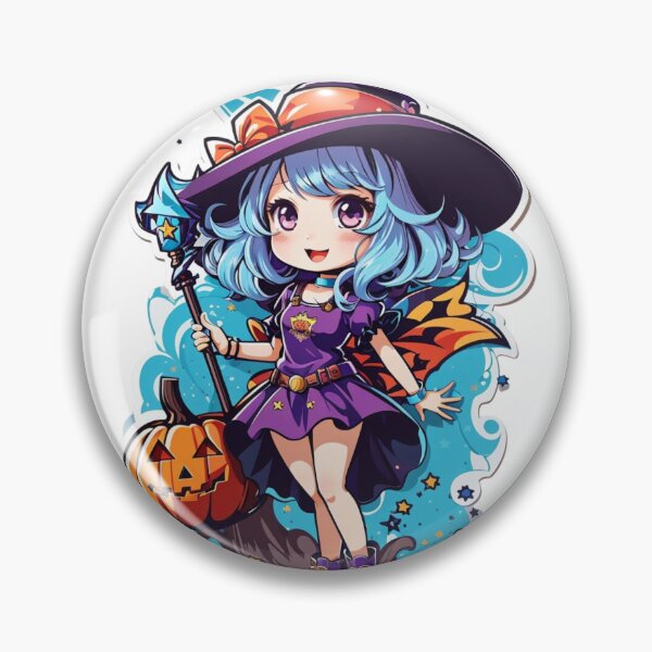 Item preview, Cute Halloween Witch designed and sold by Imaginaria Inkworks.