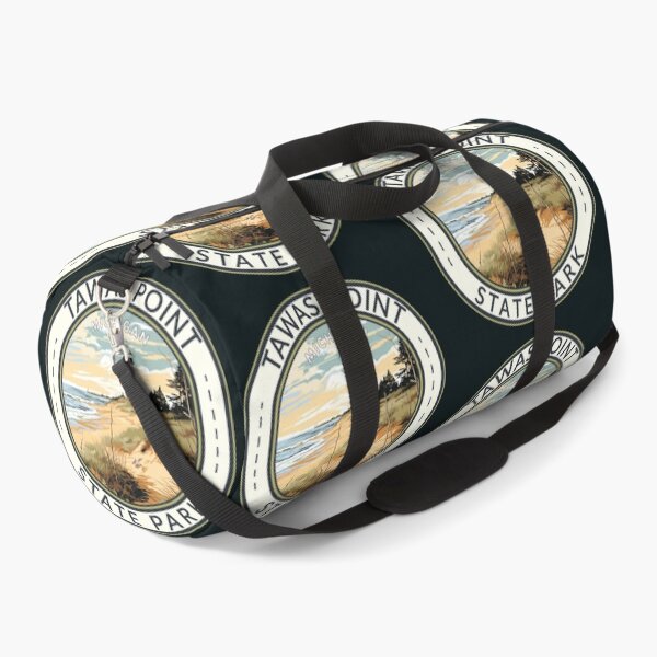 Item preview, Tawas Point State Park Michigan Travel Art Badge designed and sold by KrisSidDesigns.