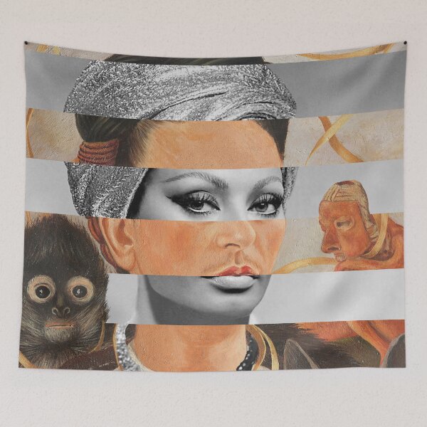Item preview, HER BEST IDOL - Pop Retro Collage, Mashup, Pop Art Wall Decoration designed and sold by LT Graphic Art.