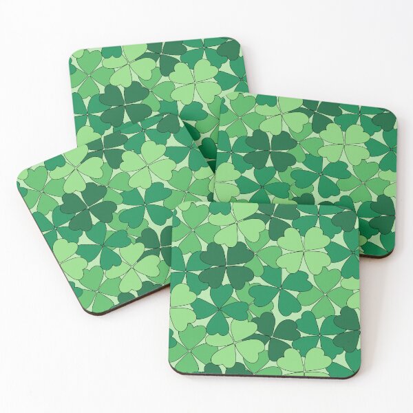 Item preview, Four Leaf Clover Fields Pattern designed and sold by Design Minds Boutique.