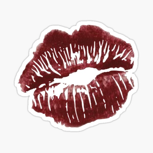 Lipstick Kiss Stickers for Sale