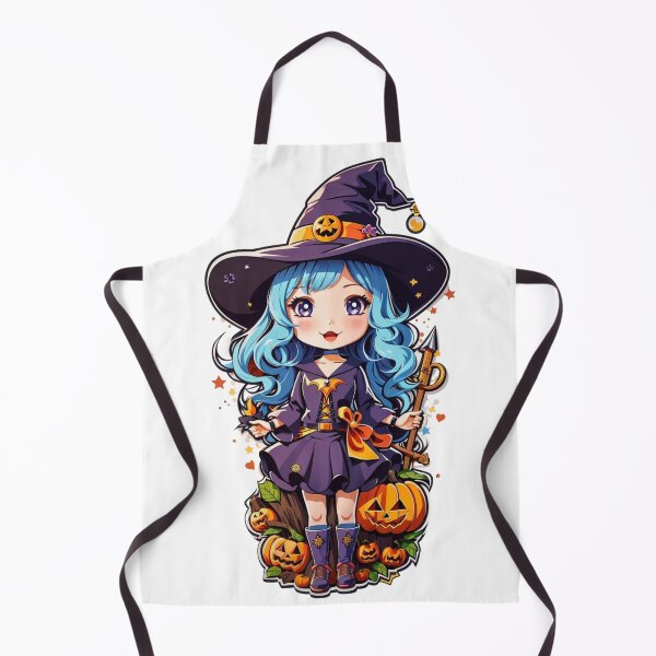 Item preview, Kawaii Halloween Witch designed and sold by Imaginaria Inkworks.