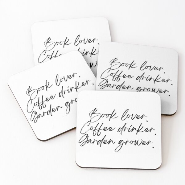Item preview, Book Lover. Coffee Drinker. Garden Grower. designed and sold by MossHollow.