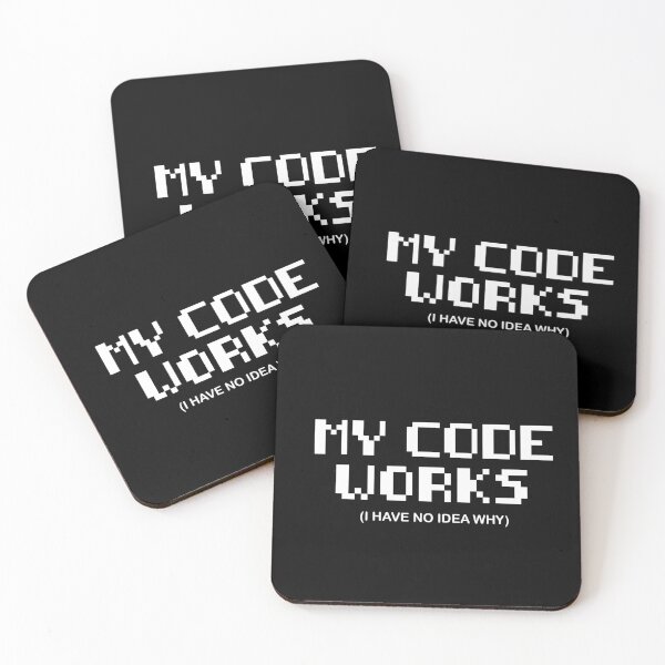 Item preview, My Code Works (I Don't Know Why) designed and sold by bouraydasbrand.