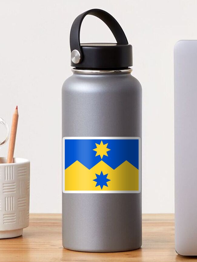 Thumbnail 1 of 3, Sticker, Flag of Otago Region, New Zealand designed and sold by PZAndrews.