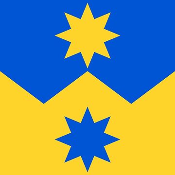 Artwork thumbnail, Flag of Otago Region, New Zealand by PZAndrews