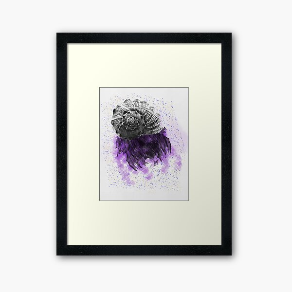 Purple Nightmare Framed Art Print
