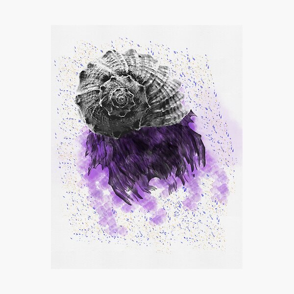 Purple Nightmare Photographic Print