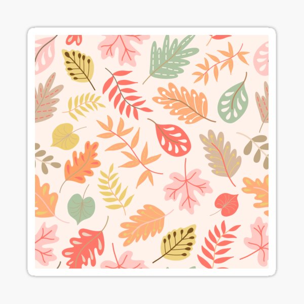 Item preview, Bright Botanical Leaf Nature pattern designed and sold by Nicola-Rowe.