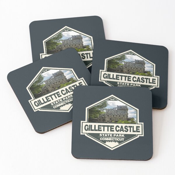 Item preview, Gillette Castle State Park Connecticut Travel Art Emblem designed and sold by KrisSidDesigns.