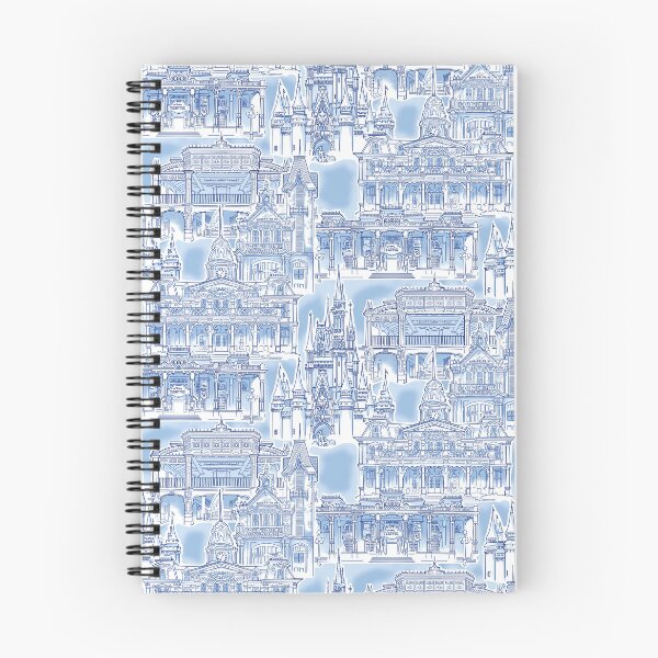 Item preview, Walking Down the Middle of Main Street Denim Blue designed and sold by Sharilea.