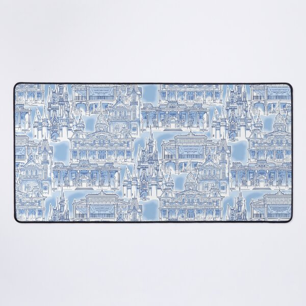 Item preview, Walking Down the Middle of Main Street Denim Blue designed and sold by Sharilea.