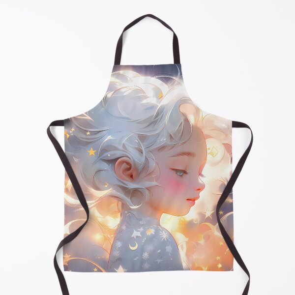 Item preview, Anime girl with stars and clouds designed and sold by Carmillai.