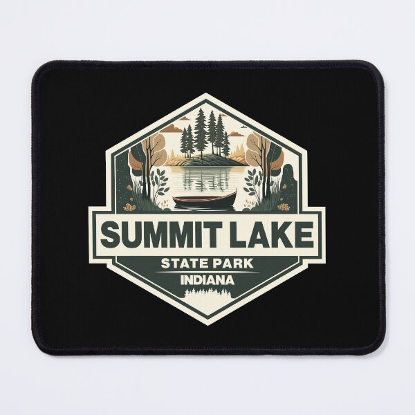 Item preview, Summit Lake Indiana Travel Art Badge designed and sold by KrisSidDesigns.
