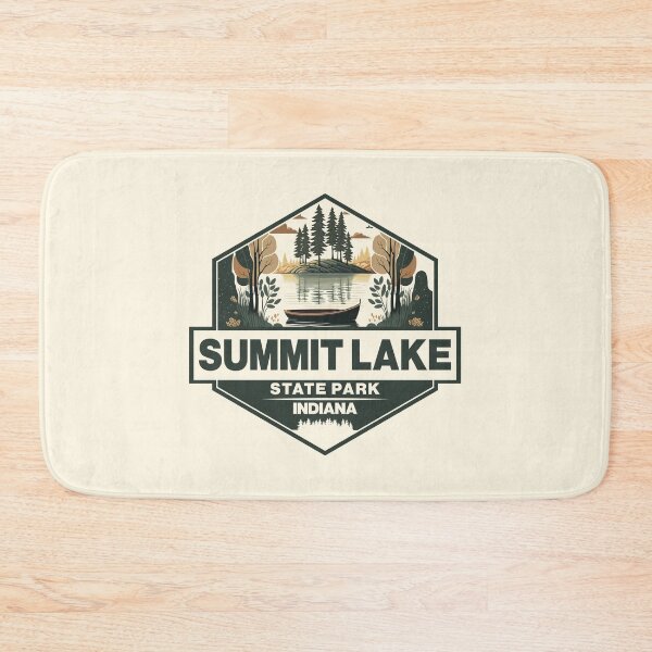 Item preview, Summit Lake Indiana Travel Art Badge designed and sold by KrisSidDesigns.